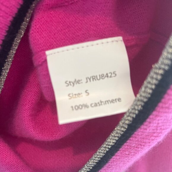 Juicy Couture Cashmere Cardigan Sweater Womens Size S Hot Pink Legally Blonde - Picture 5 of 6